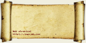 Anđela Bjelonić vizit kartica